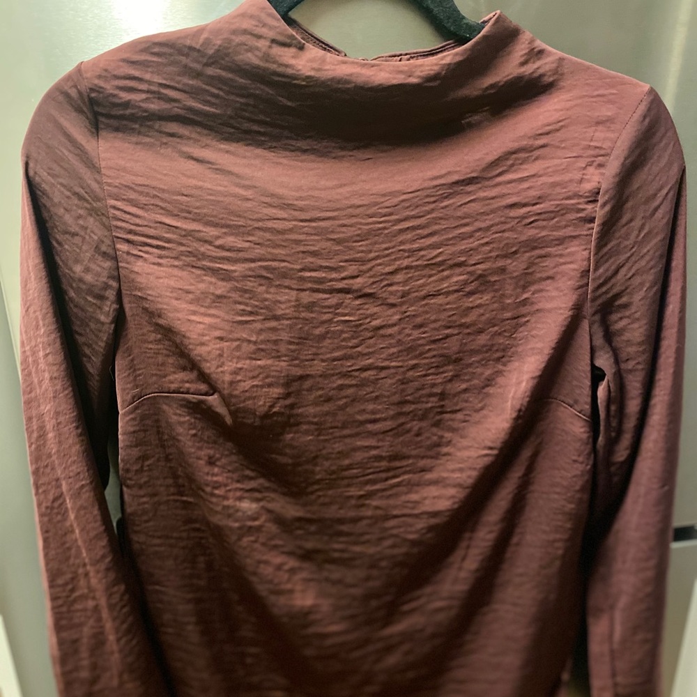 H&M burgundy Blouse